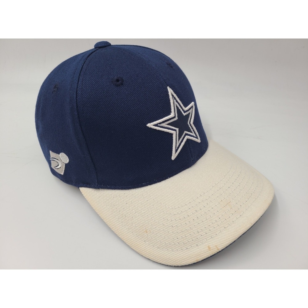 Vintage Dallas Cowboys Sports Specialties Adjustable Hat Cap Men NFL Blue‎ White